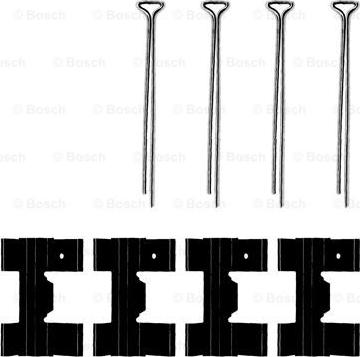 BOSCH 1 987 474 115 - Комплектующие для колодок дискового тормоза autosila-amz.com