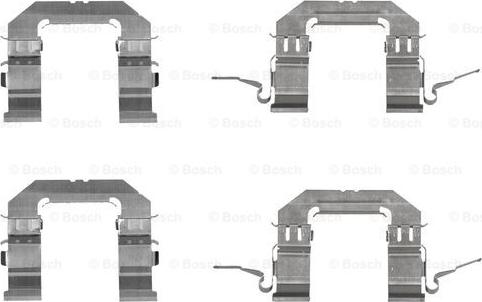 BOSCH 1 987 474 708 - Комплектующие для колодок дискового тормоза autosila-amz.com