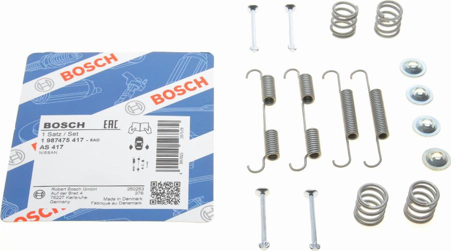 BOSCH 1 987 475 417 - Комплектующие, стояночная тормозная система autosila-amz.com