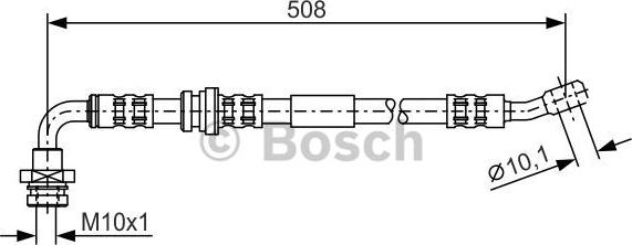 BOSCH 1 987 476 932 - Тормозной шланг autosila-amz.com