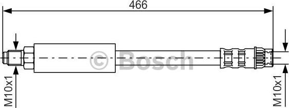 BOSCH 1 987 476 492 - Тормозной шланг autosila-amz.com