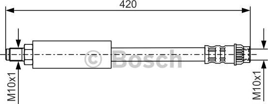 BOSCH 1 987 476 535 - Тормозной шланг autosila-amz.com