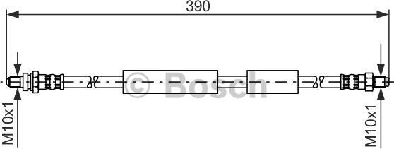 BOSCH 1 987 476 603 - Тормозной шланг autosila-amz.com