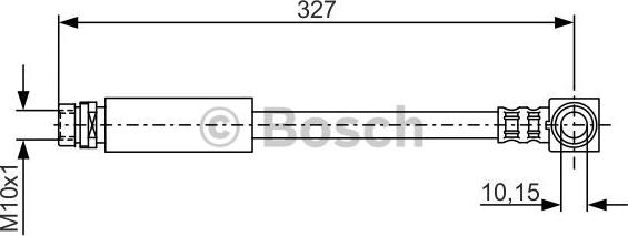 BOSCH 1 987 476 625 - Тормозной шланг autosila-amz.com