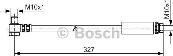 BOSCH 1 987 476 095 - Тормозной шланг autosila-amz.com