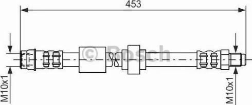 BOSCH 1 987 476 064 - Тормозной шланг autosila-amz.com