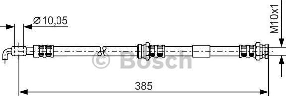 BOSCH 1 987 476 110 - Тормозной шланг autosila-amz.com