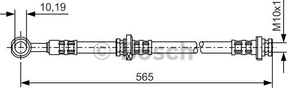 BOSCH 1 987 476 133 - Тормозной шланг autosila-amz.com