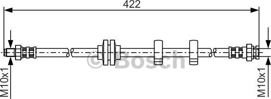 BOSCH 1 987 476 346 - Тормозной шланг autosila-amz.com