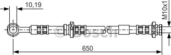 BOSCH 1 987 476 364 - Тормозной шланг autosila-amz.com