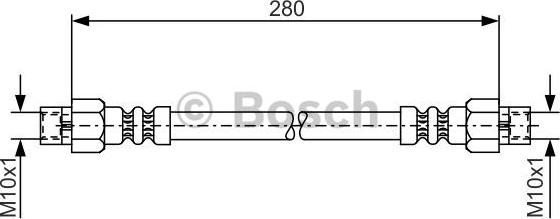 BOSCH 1 987 476 234 - Тормозной шланг autosila-amz.com