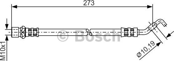 BOSCH 1 987 476 270 - Тормозной шланг autosila-amz.com