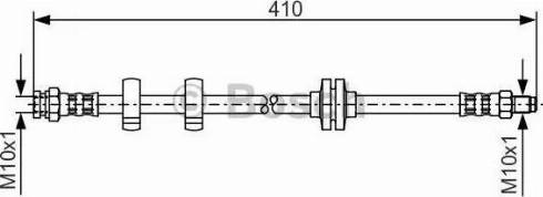 BOSCH 1 987 476 749 - Тормозной шланг autosila-amz.com