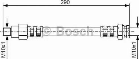 BOSCH 1 987 476 707 - Тормозной шланг autosila-amz.com