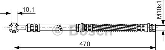 BOSCH 1 987 476 775 - Тормозной шланг autosila-amz.com