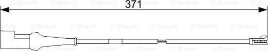 BOSCH 1 987 473 553 - Сигнализатор, износ тормозных колодок autosila-amz.com