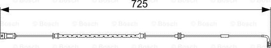 BOSCH 1 987 473 017 - Сигнализатор, износ тормозных колодок autosila-amz.com