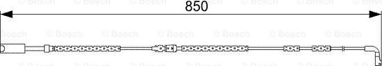 BOSCH 1 987 473 030 - Сигнализатор, износ тормозных колодок autosila-amz.com