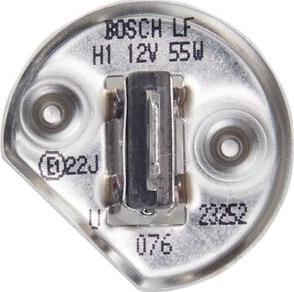 BOSCH 1 987 301 005 - Лампа галогеновая головного света H1 P14.5s 3200K Pure light 12V 55W Блистер 1шт autosila-amz.com