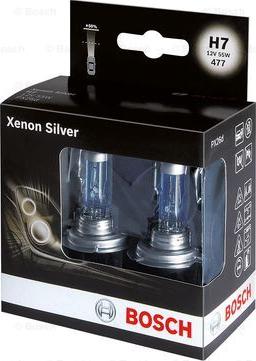 BOSCH 1 987 301 087 - Лампа h7 xenon silver (блистер 2 шт., цена за упаковку) autosila-amz.com