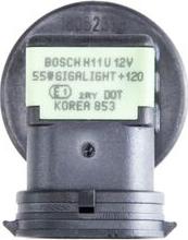 BOSCH 1 987 301 133 - Лампа 12V H11 55W PGJ19-2 +120% блистер (1шт.) Gigalight BOSCH autosila-amz.com