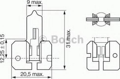 BOSCH 1 987 302 422 - Лампа накаливания, освещение щитка приборов autosila-amz.com