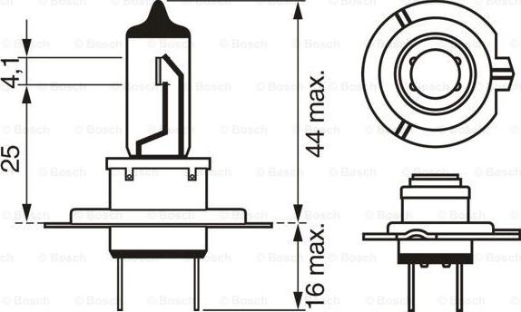 BOSCH 1 987 302 077 - Лампа накаливания autosila-amz.com