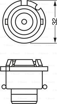 BOSCH 1 987 302 852 - 1 987 302 852 ЛАМПА ГАЗОРАЗРЯДНАЯ(КСЕНОНОВАЯ) D2R 35W autosila-amz.com