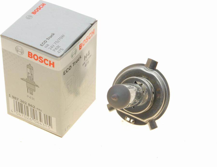 BOSCH 1 987 302 862 - Лампа накаливания, фара дальнего света autosila-amz.com