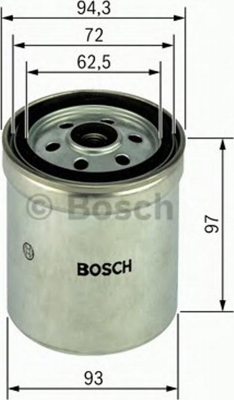 BOSCH 1457434452 - Топливный фильтр autosila-amz.com