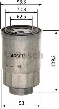 BOSCH 1 457 434 438 - Фильтр топливный дизель TOYOTA/MAZDA Mazda3/Mazda6/CAMRY/COROLLA autosila-amz.com