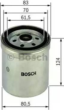 BOSCH 1 457 434 050 - Топливный фильтр autosila-amz.com