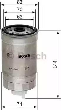 BOSCH 1 457 434 192 - Топливный фильтр autosila-amz.com