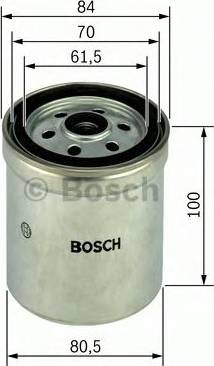 BOSCH 1 457 434 157 - Топливный фильтр autosila-amz.com