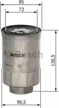 BOSCH 1 457 434 302 - Топливный фильтр autosila-amz.com