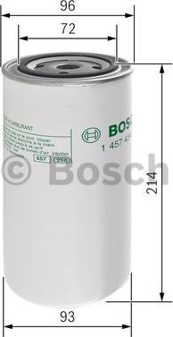 BOSCH 1 457 434 294 - фильтр топливный ! H212 D93 M18x1.5\Omn Volvo FH/FL/FM12/B10/B12/FM7 autosila-amz.com