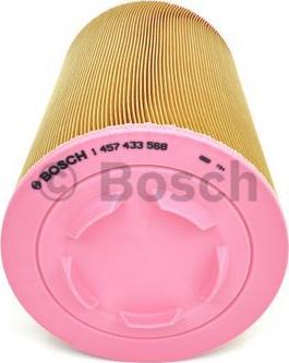 BOSCH 1 457 433 568 - Воздушный фильтр, двигатель autosila-amz.com