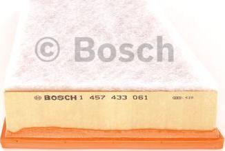 BOSCH 1 457 433 061 - Воздушный фильтр, двигатель autosila-amz.com