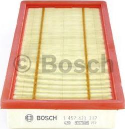 BOSCH 1 457 433 317 - Воздушный фильтр, двигатель autosila-amz.com