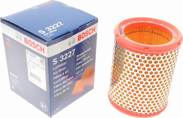 BOSCH 1 457 433 227 - Воздушный фильтр, двигатель autosila-amz.com