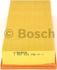 BOSCH 1 457 433 750 - Воздушный фильтр, двигатель autosila-amz.com