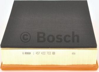 BOSCH 1 457 433 703 - Воздушный фильтр, двигатель autosila-amz.com