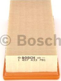 BOSCH 1 457 433 781 - Воздушный фильтр, двигатель autosila-amz.com