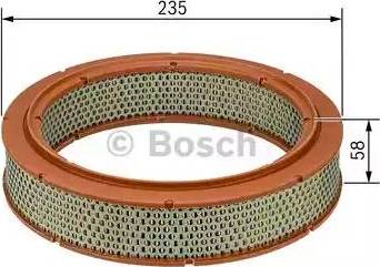 BOSCH 1 457 432 111 - Воздушный фильтр, двигатель autosila-amz.com