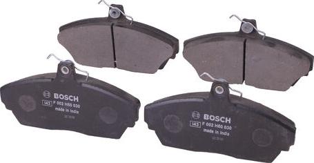 BOSCH F 002 H60 030 - Тормозные колодки, дисковые, комплект autosila-amz.com
