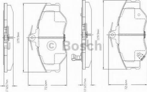 BOSCH F 03A 150 011 - Тормозные колодки, дисковые, комплект autosila-amz.com