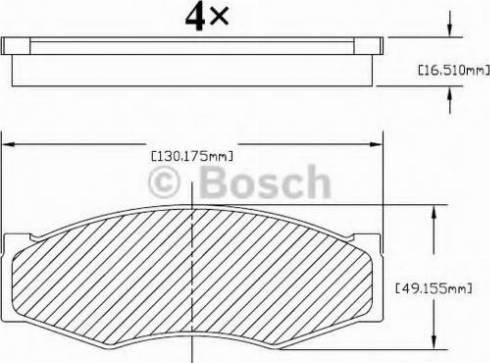 BOSCH F 03B 150 213 - Тормозные колодки, дисковые, комплект autosila-amz.com