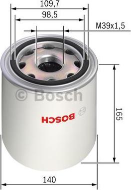 BOSCH F 026 404 012 - Патрон осушителя воздуха, пневматическая система autosila-amz.com
