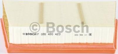 BOSCH F 026 400 423 - Воздушный фильтр, двигатель autosila-amz.com