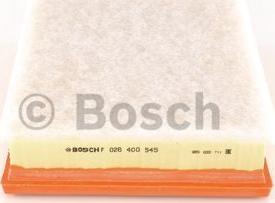 BOSCH F 026 400 545 - Воздушный фильтр, двигатель autosila-amz.com